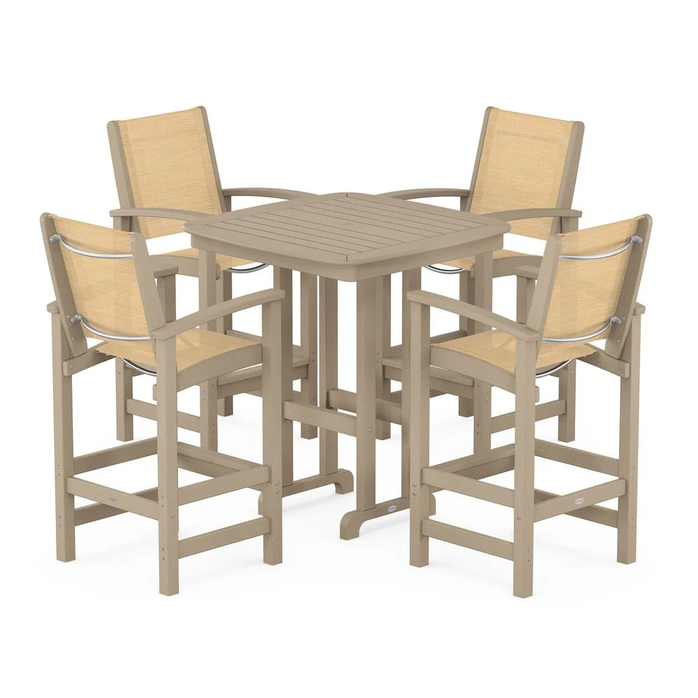 POLYWOOD® Coastal 5-Piece Bar Set - PWS210-1 - Image 98