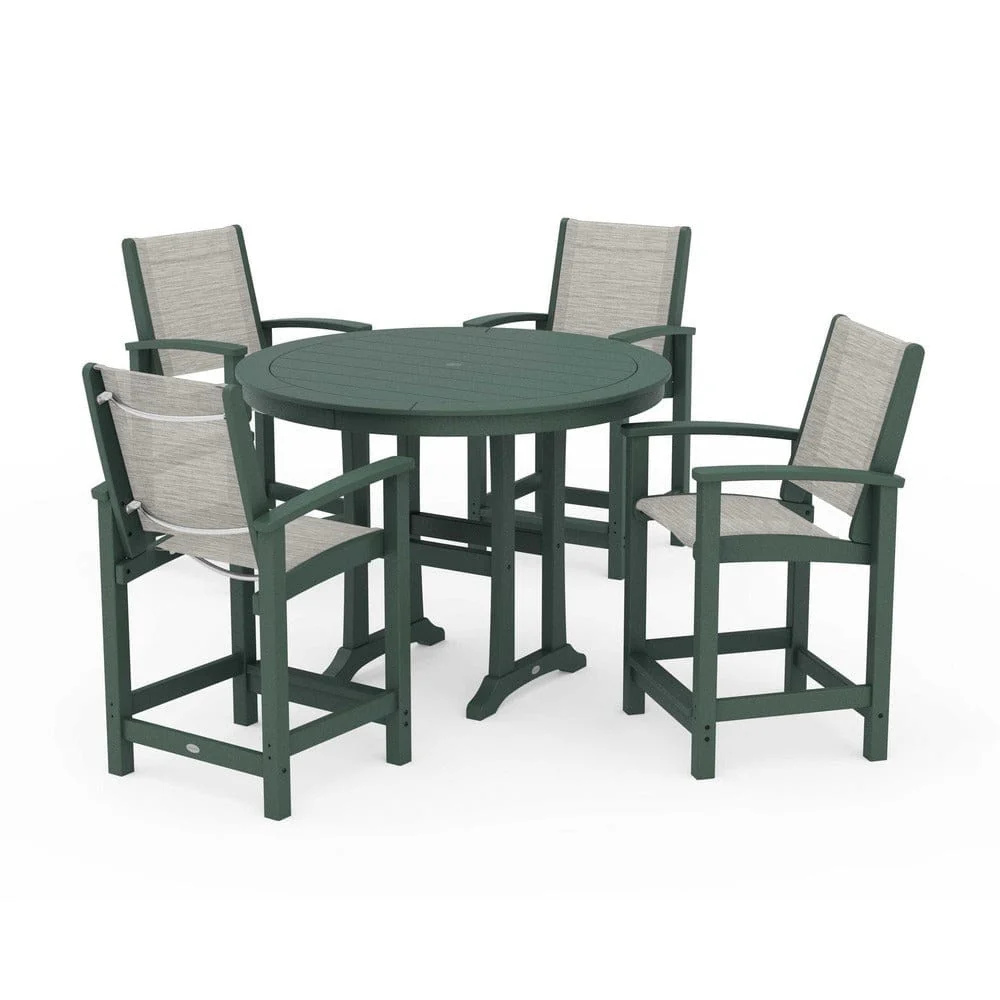 POLYWOOD® - Coastal 5-Piece Counter Set - PWS319 - Image 102