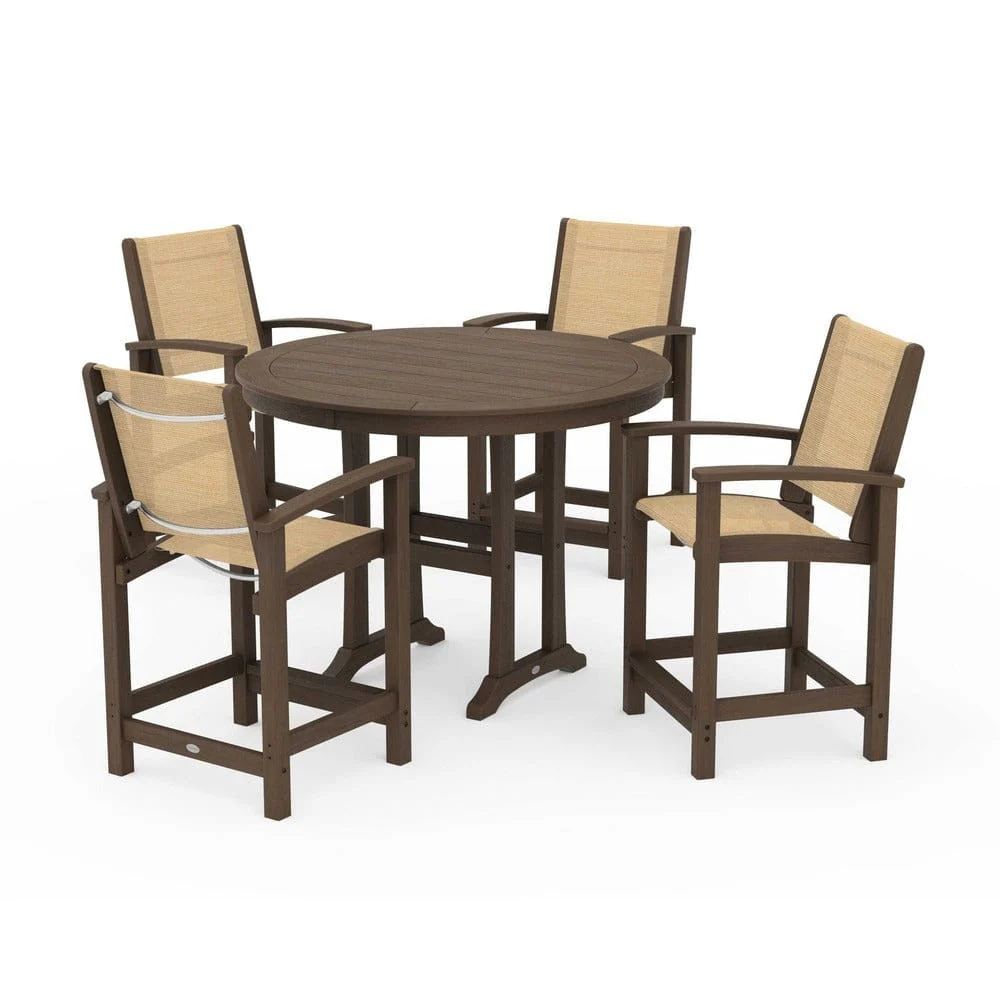 POLYWOOD® - Coastal 5-Piece Counter Set - PWS319 - Image 105
