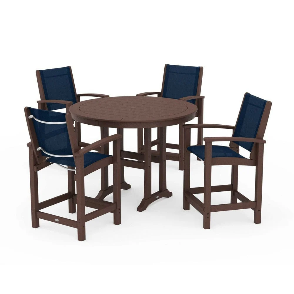 POLYWOOD® - Coastal 5-Piece Counter Set - PWS319 - Image 121