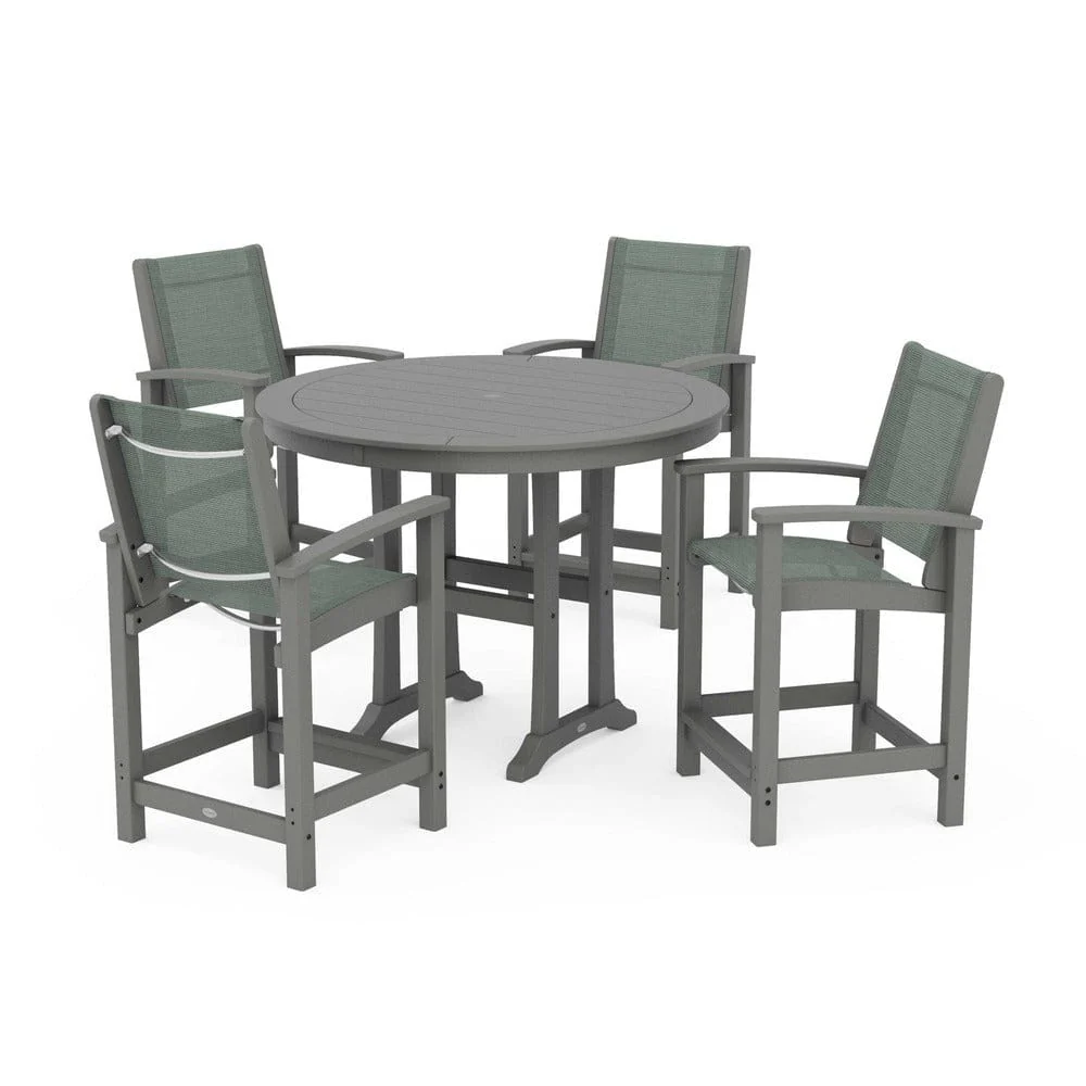 POLYWOOD® - Coastal 5-Piece Counter Set - PWS319 - Image 127