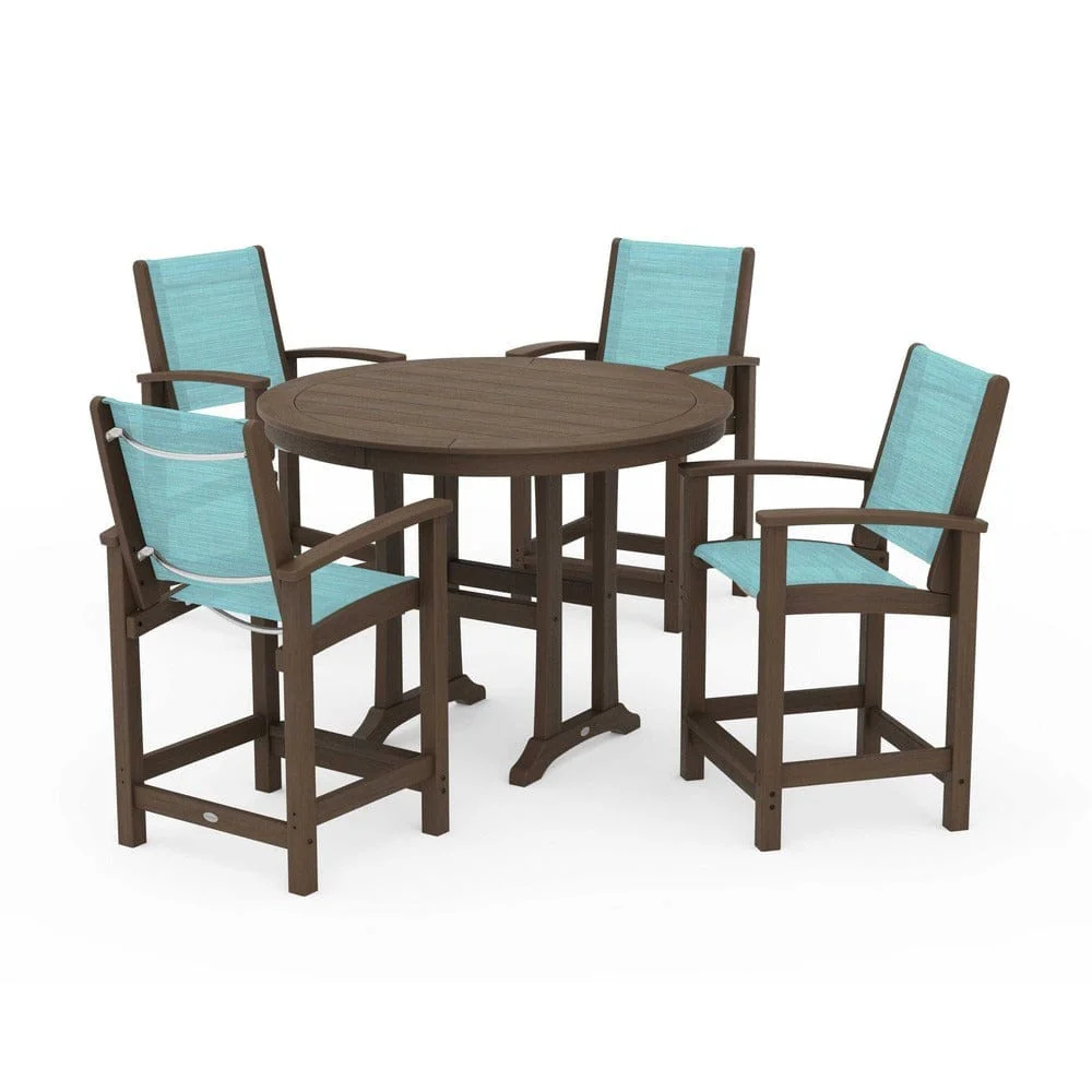 POLYWOOD® - Coastal 5-Piece Counter Set - PWS319 - Image 129