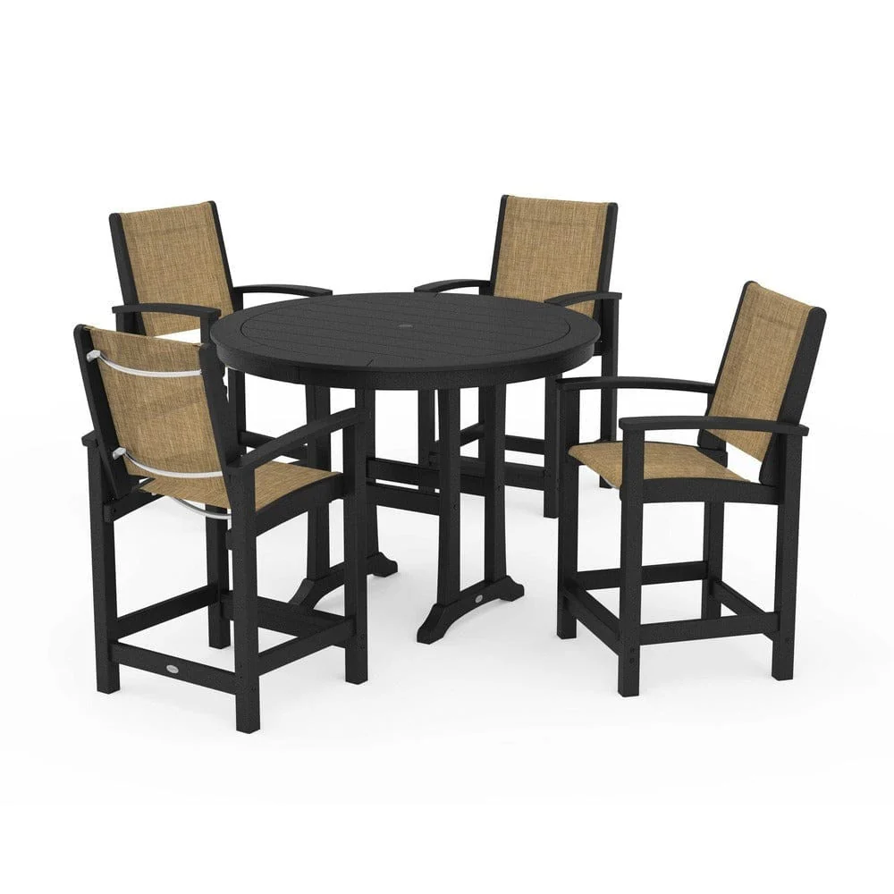 POLYWOOD® - Coastal 5-Piece Counter Set - PWS319 - Image 130