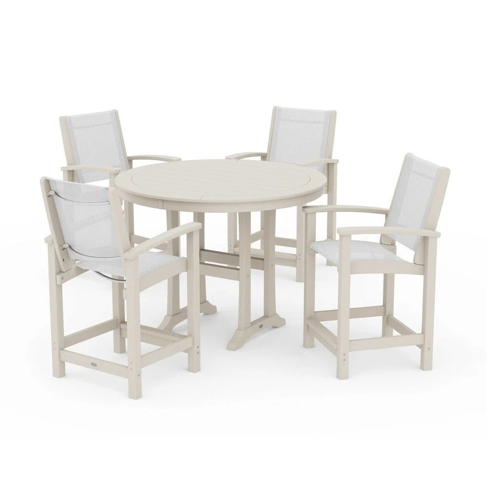 POLYWOOD® - Coastal 5-Piece Counter Set - PWS319 - Image 133