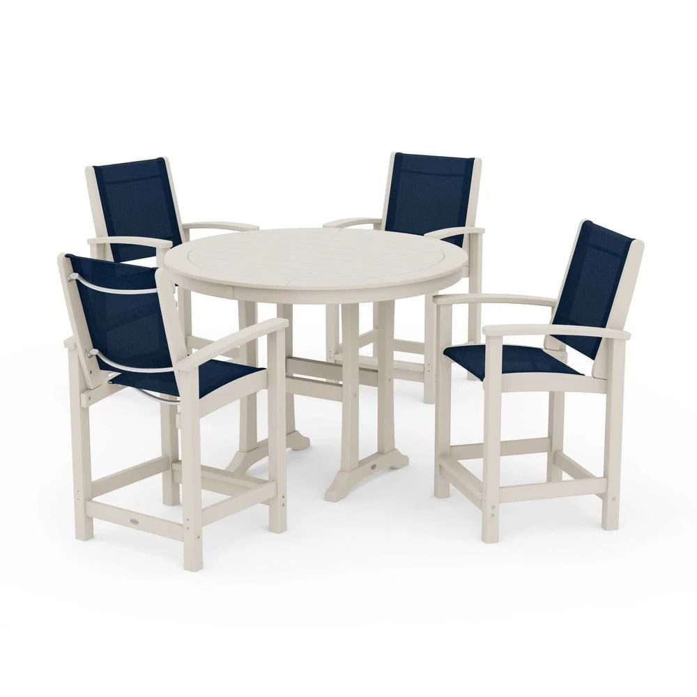 POLYWOOD® - Coastal 5-Piece Counter Set - PWS319 - Image 144