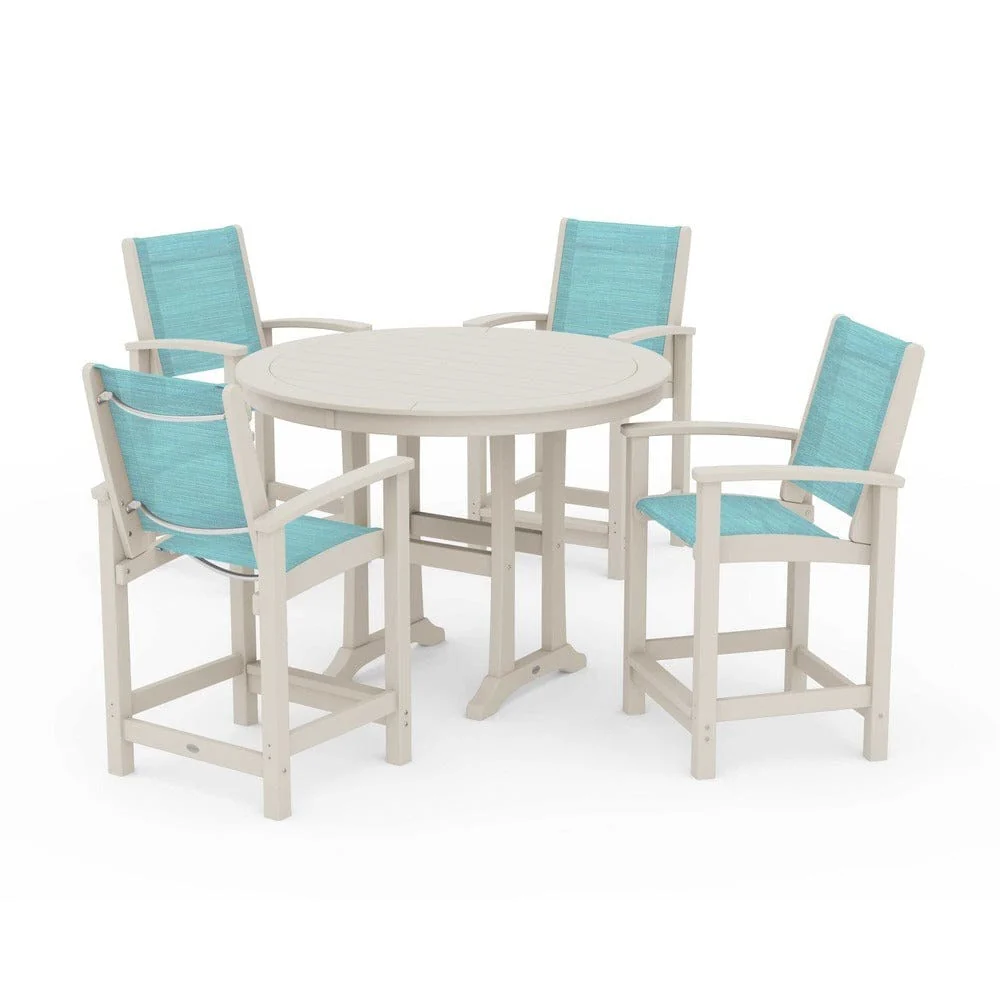 POLYWOOD® - Coastal 5-Piece Counter Set - PWS319 - Image 53