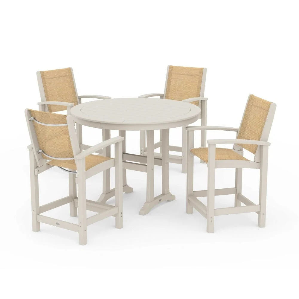 POLYWOOD® - Coastal 5-Piece Counter Set - PWS319 - Image 57