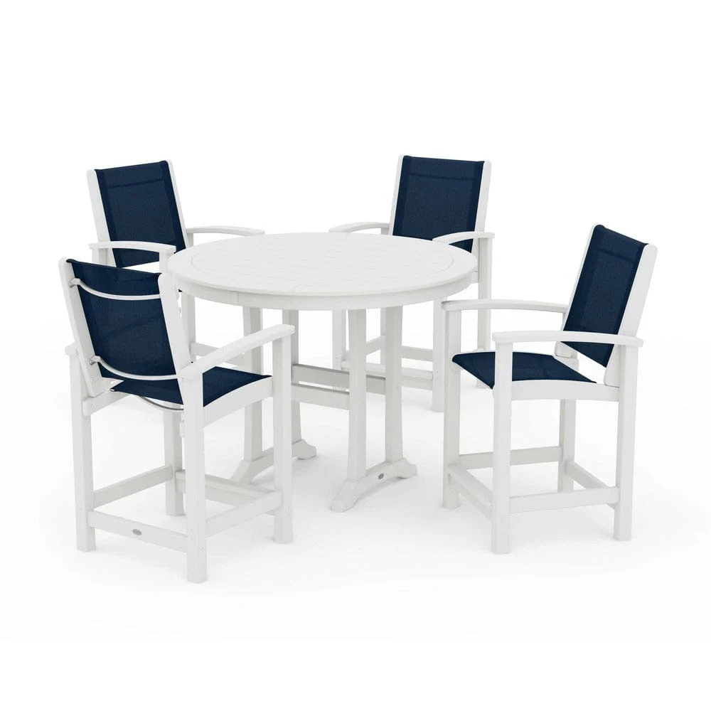 POLYWOOD® - Coastal 5-Piece Counter Set - PWS319 - Image 62