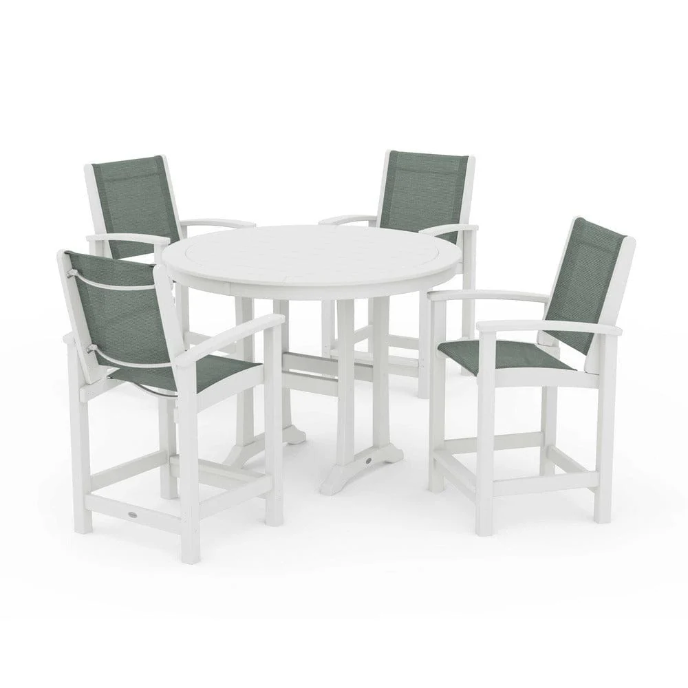 POLYWOOD® - Coastal 5-Piece Counter Set - PWS319 - Image 72