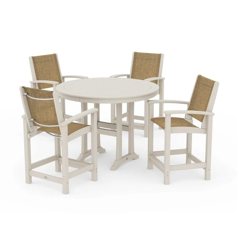 POLYWOOD® - Coastal 5-Piece Counter Set - PWS319 - Image 86