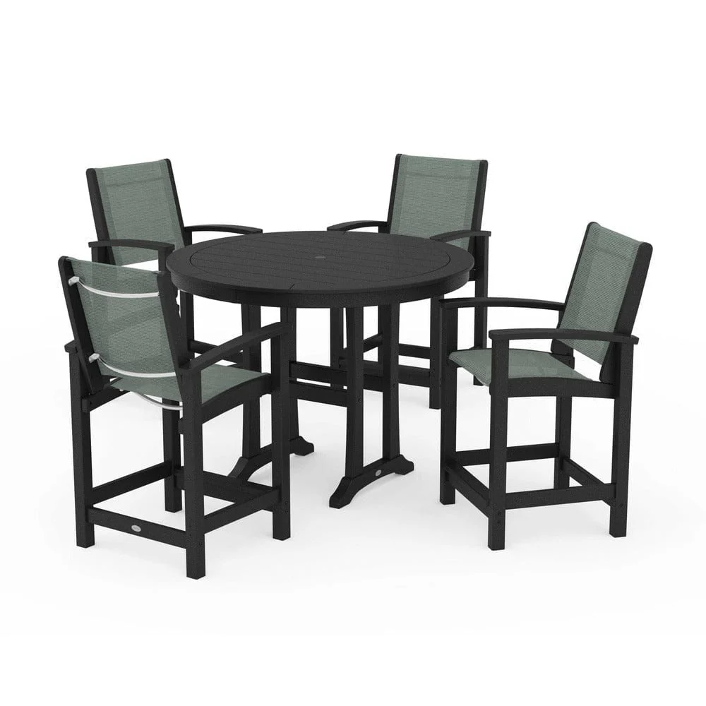 POLYWOOD® - Coastal 5-Piece Counter Set - PWS319 - Image 87