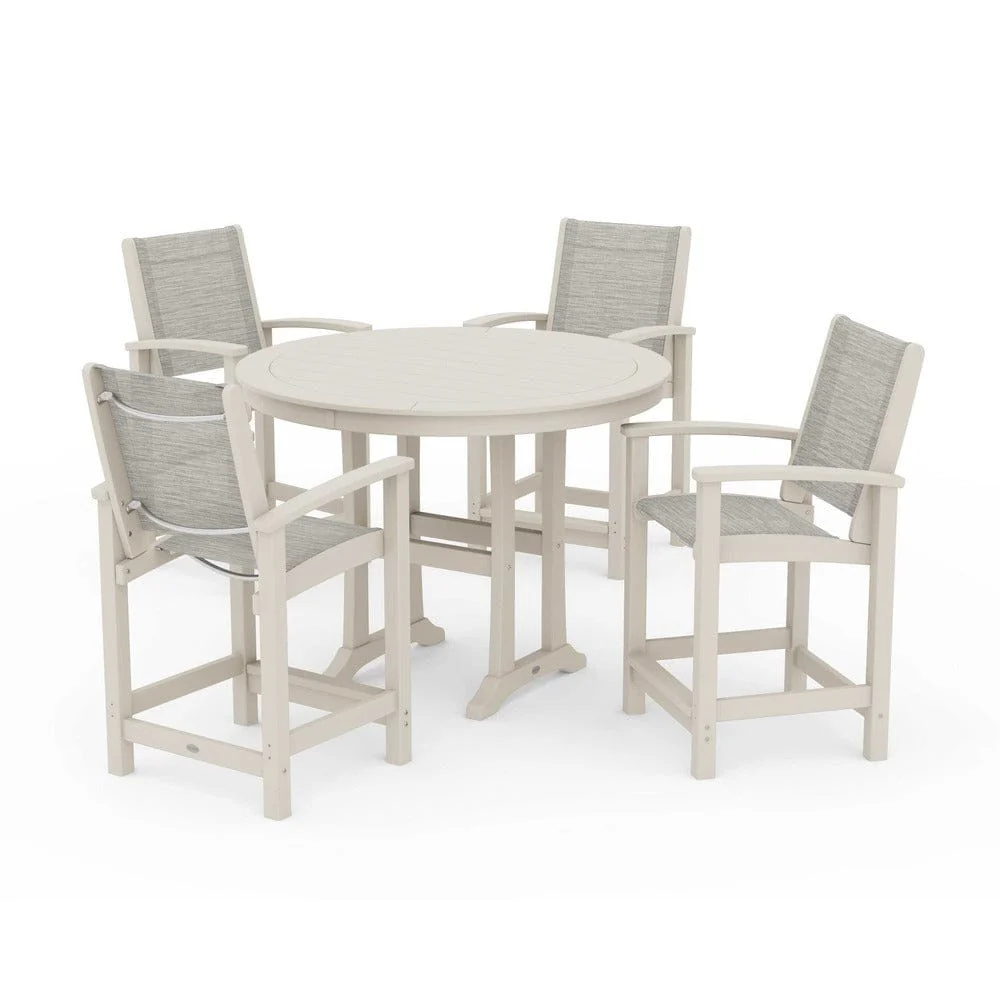 POLYWOOD® - Coastal 5-Piece Counter Set - PWS319 - Image 89