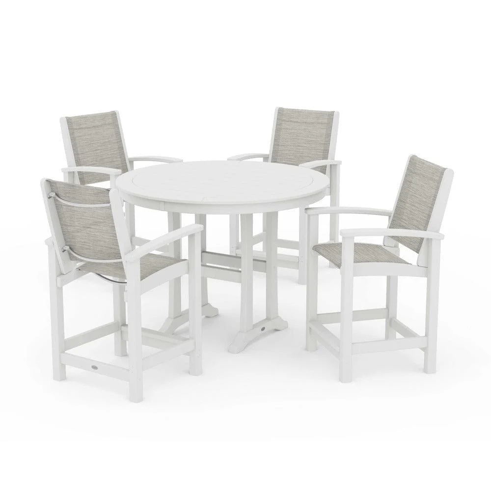POLYWOOD® - Coastal 5-Piece Counter Set - PWS319 - Image 99