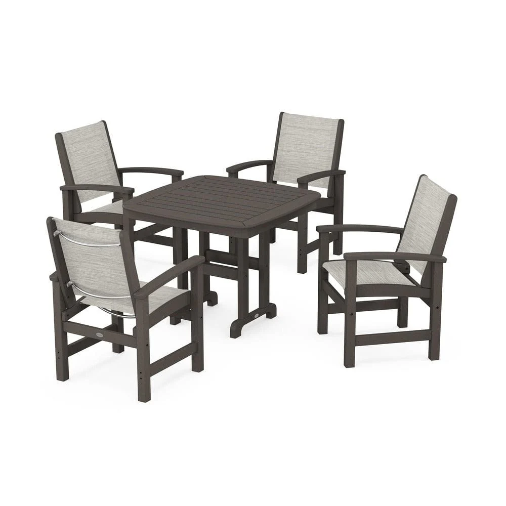 POLYWOOD® - Coastal 5-Piece Dining Set - PWS1236 - Image 35