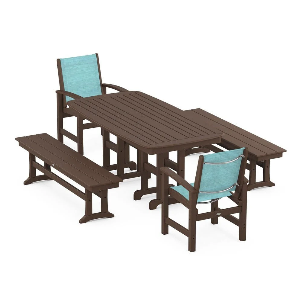 POLYWOOD® - Coastal 5-Piece Dining Set - PWS1263 - Image 10