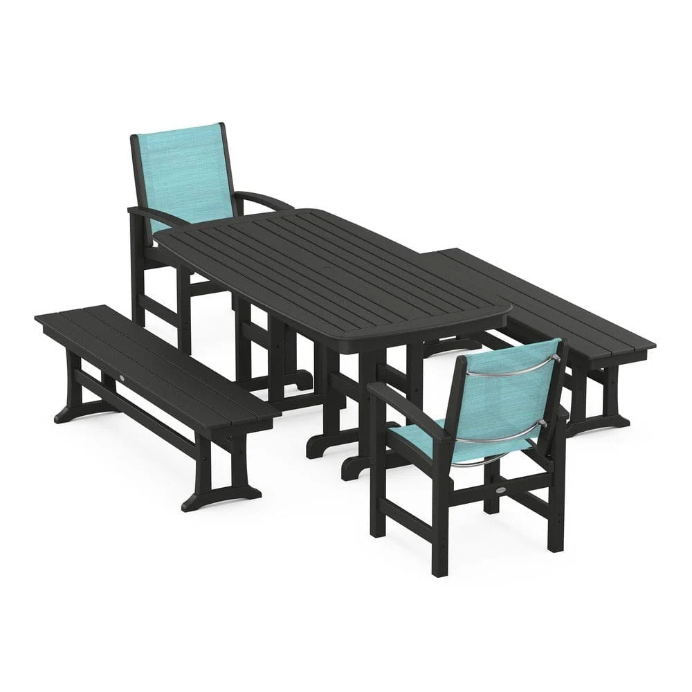 POLYWOOD® - Coastal 5-Piece Dining Set - PWS1263 - Image 105