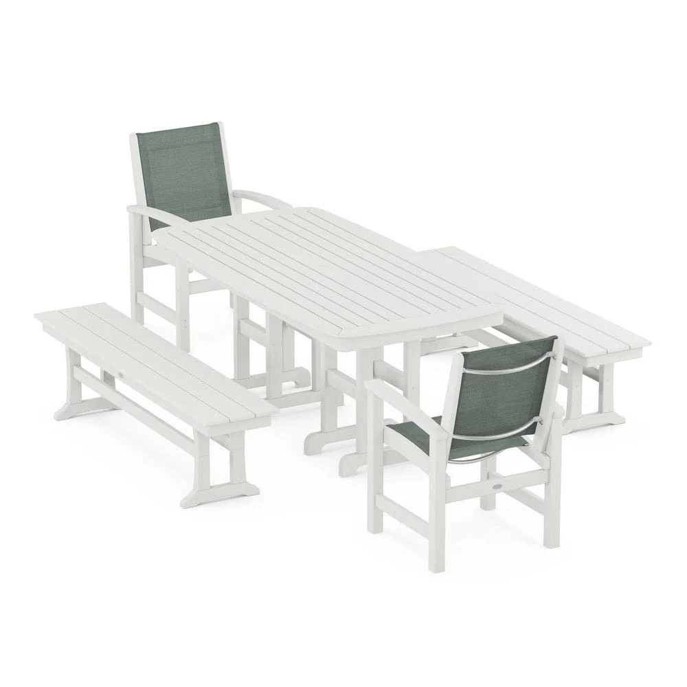 POLYWOOD® - Coastal 5-Piece Dining Set - PWS1263 - Image 18