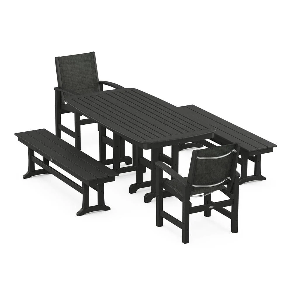 POLYWOOD® - Coastal 5-Piece Dining Set - PWS1263 - Image 24