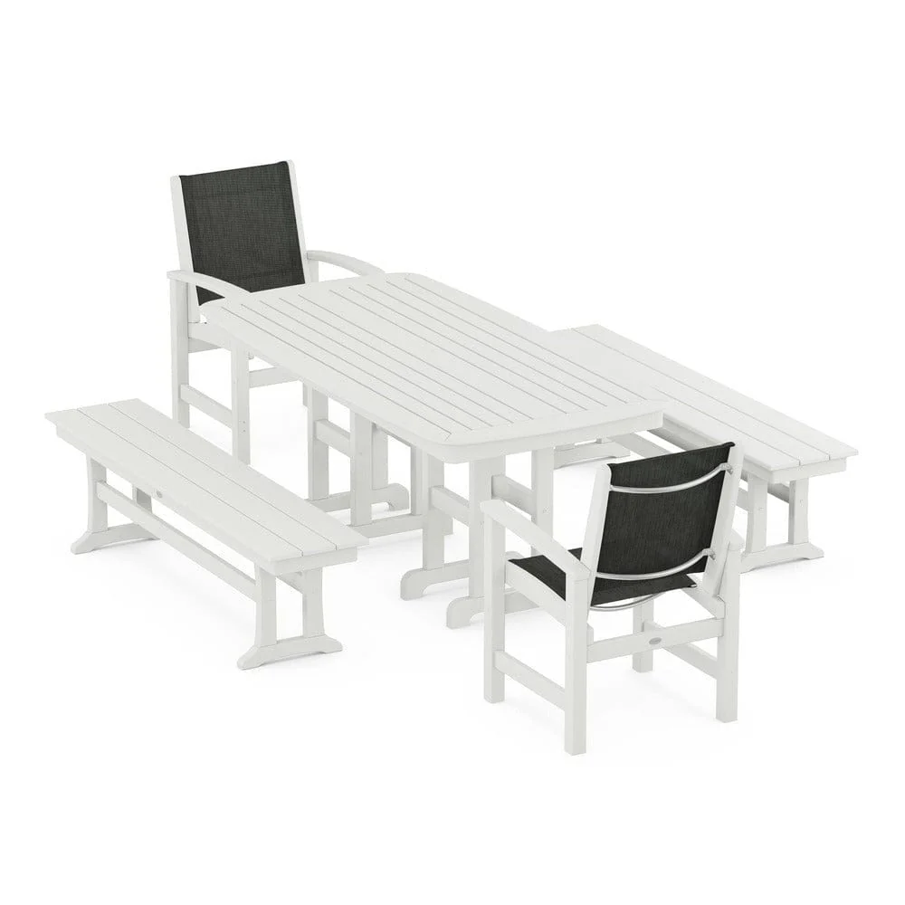 POLYWOOD® - Coastal 5-Piece Dining Set - PWS1263 - Image 28