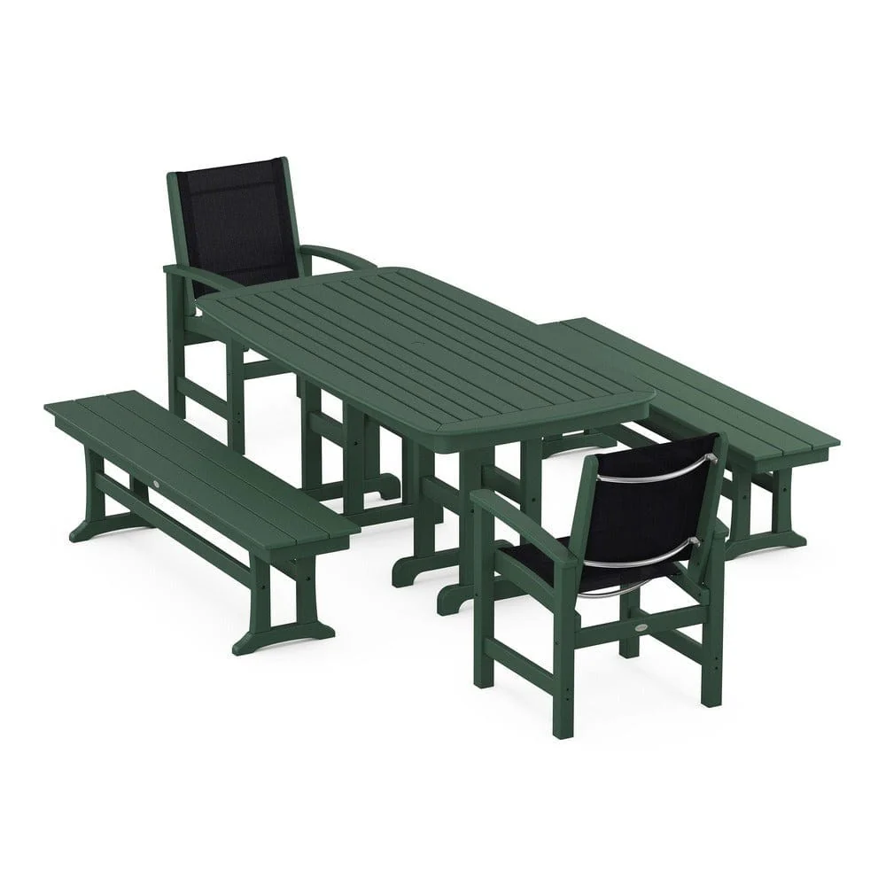 POLYWOOD® - Coastal 5-Piece Dining Set - PWS1263 - Image 44