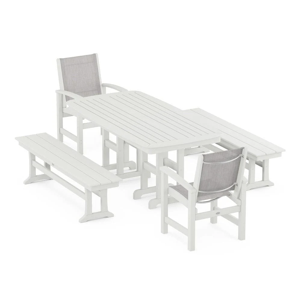 POLYWOOD® - Coastal 5-Piece Dining Set - PWS1263 - Image 49