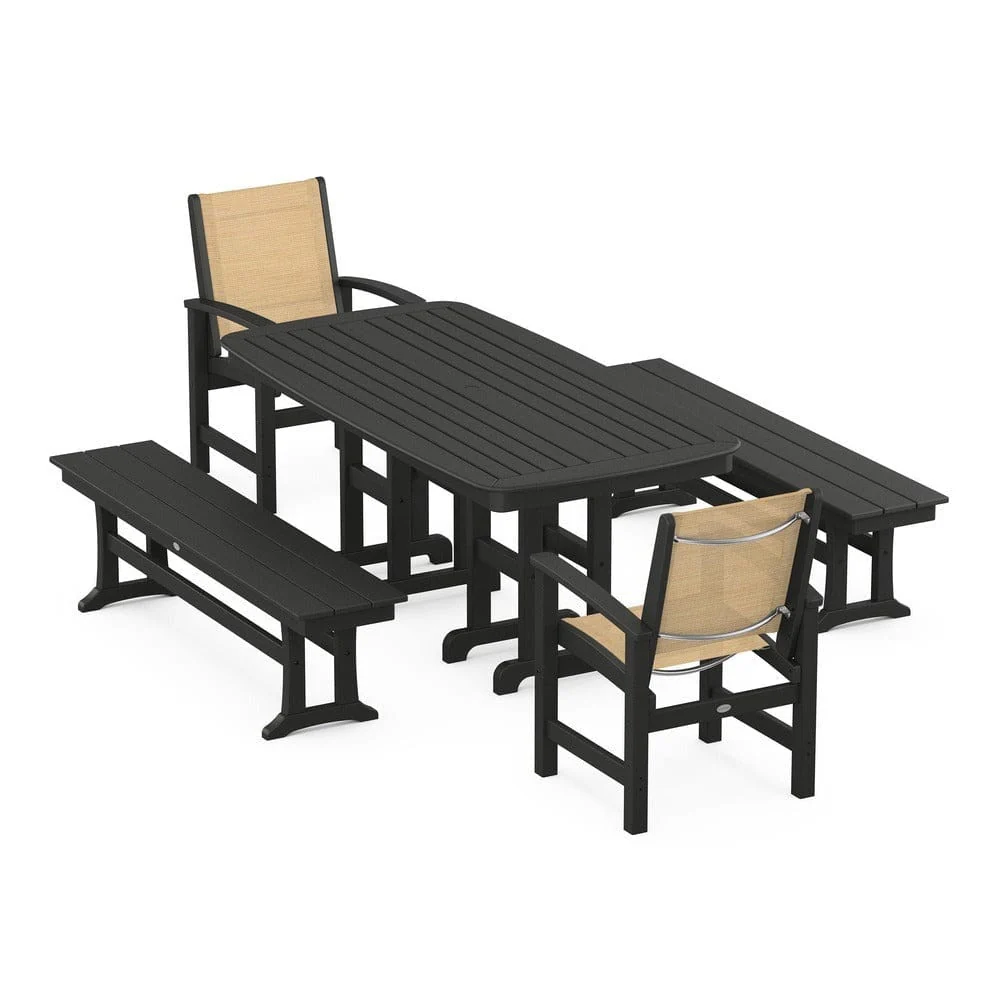 POLYWOOD® - Coastal 5-Piece Dining Set - PWS1263 - Image 60