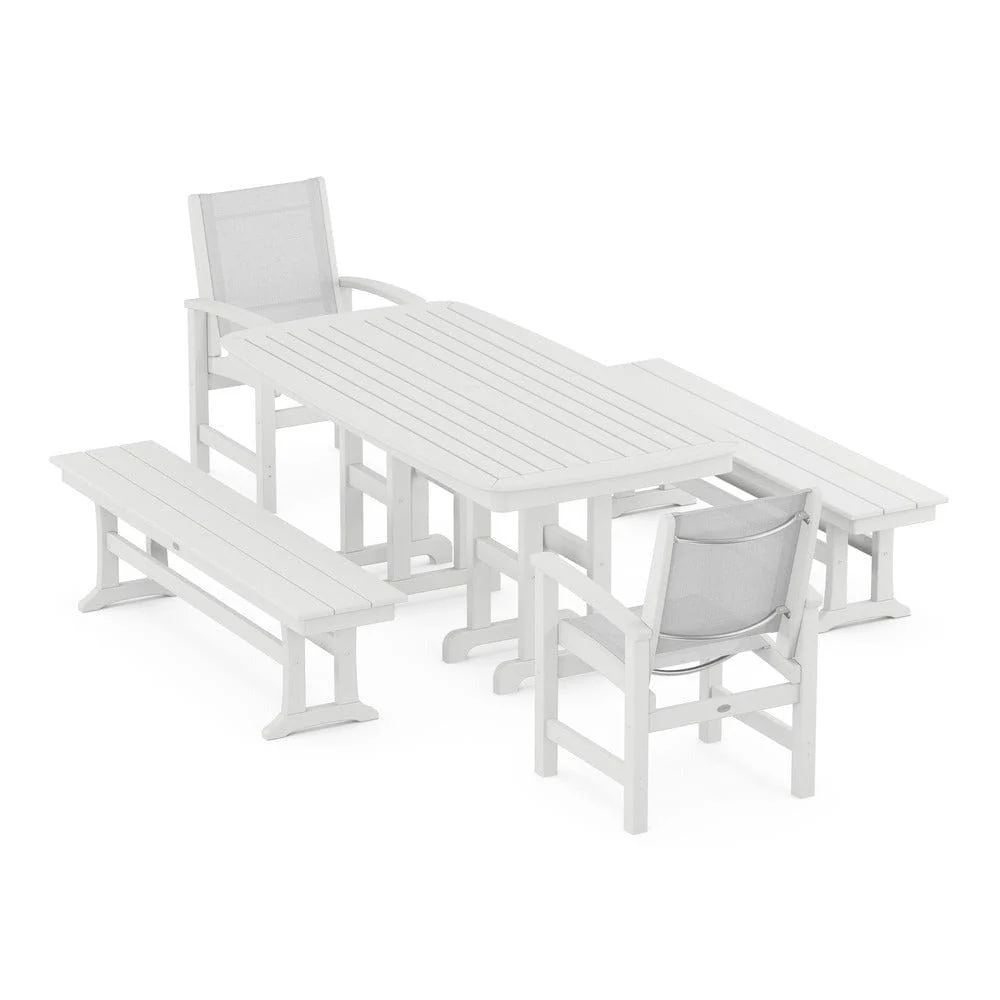 POLYWOOD® - Coastal 5-Piece Dining Set - PWS1263 - Image 67