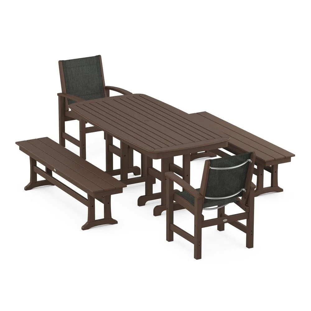 POLYWOOD® - Coastal 5-Piece Dining Set - PWS1263 - Image 7