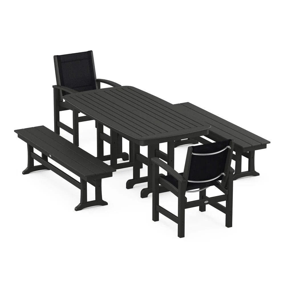 POLYWOOD® - Coastal 5-Piece Dining Set - PWS1263 - Image 72