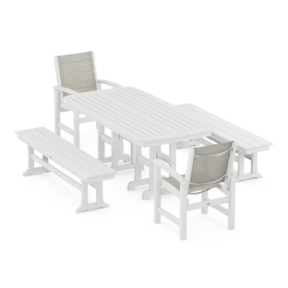 POLYWOOD® - Coastal 5-Piece Dining Set - PWS1263 - Image 76