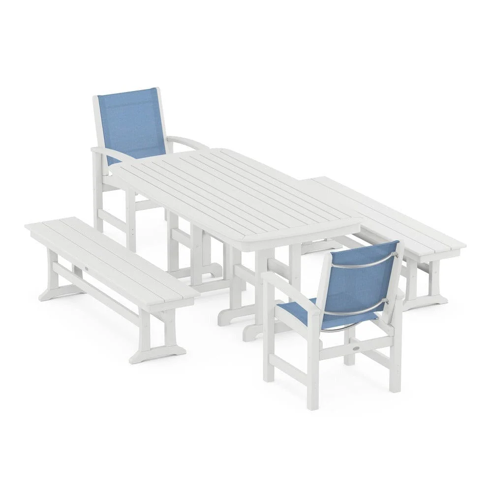 POLYWOOD® - Coastal 5-Piece Dining Set - PWS1263 - Image 83