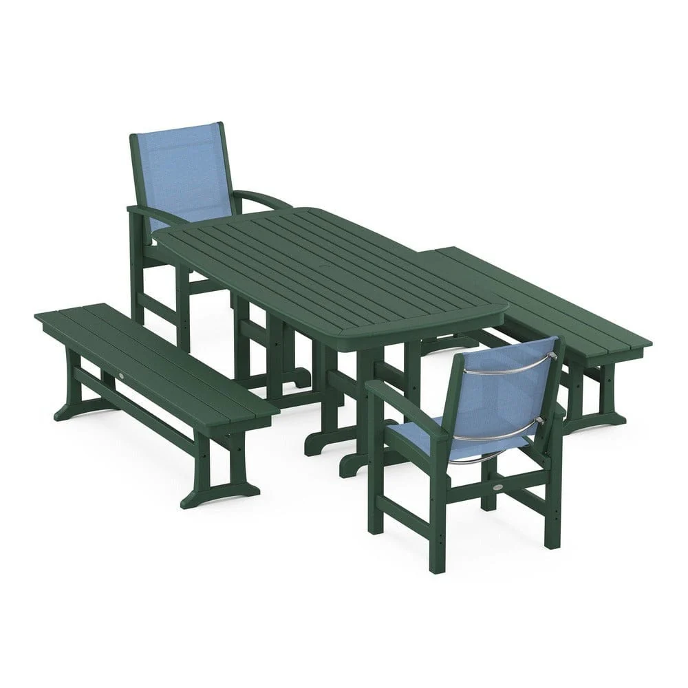 POLYWOOD® - Coastal 5-Piece Dining Set - PWS1263 - Image 85