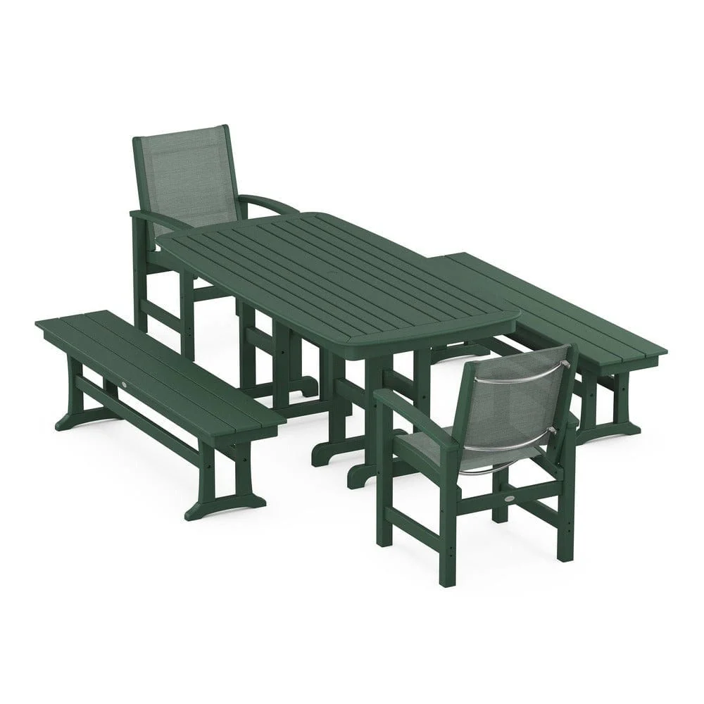 POLYWOOD® - Coastal 5-Piece Dining Set - PWS1263 - Image 88