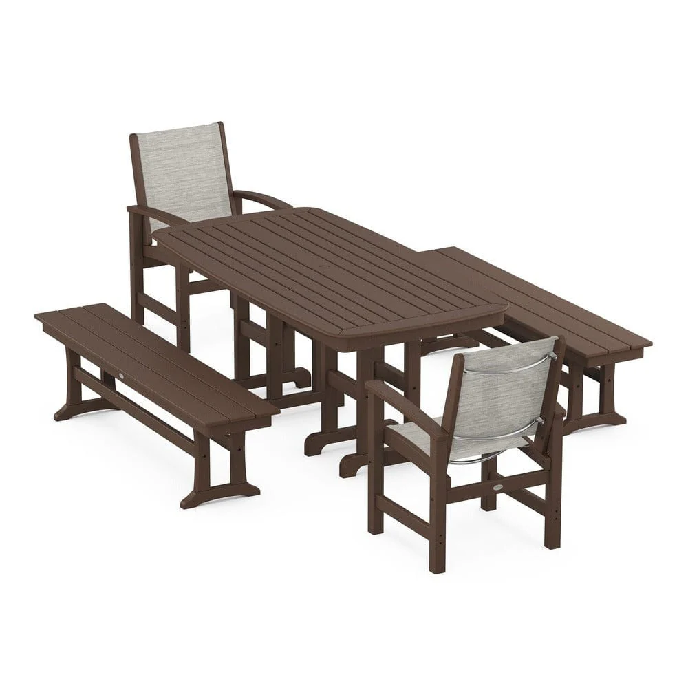 POLYWOOD® - Coastal 5-Piece Dining Set - PWS1263 - Image 89