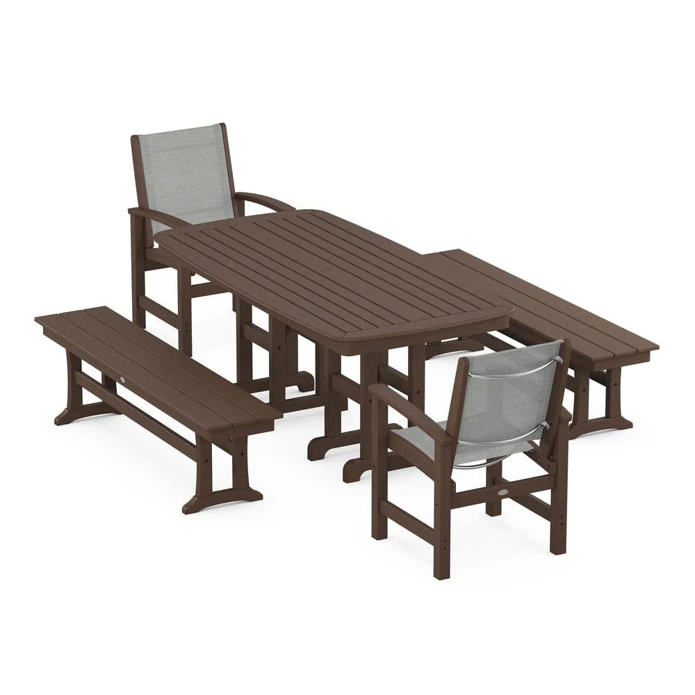 POLYWOOD® - Coastal 5-Piece Dining Set - PWS1263 - Image 93