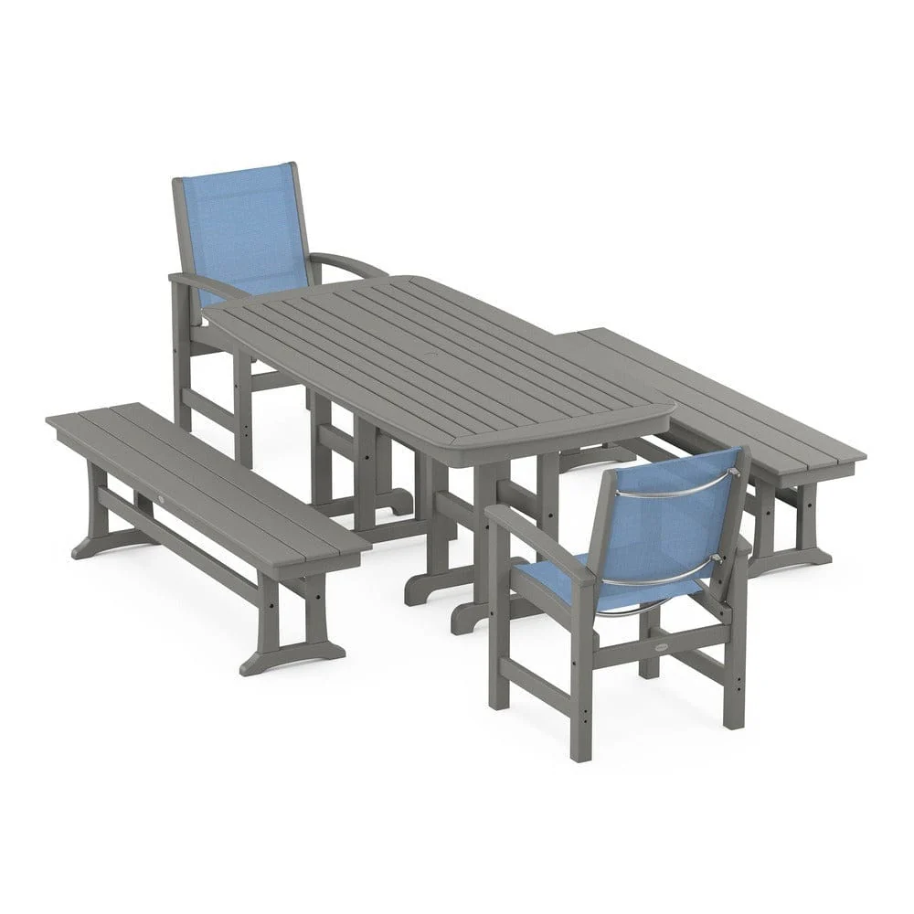 POLYWOOD® - Coastal 5-Piece Dining Set - PWS1263 - Image 96