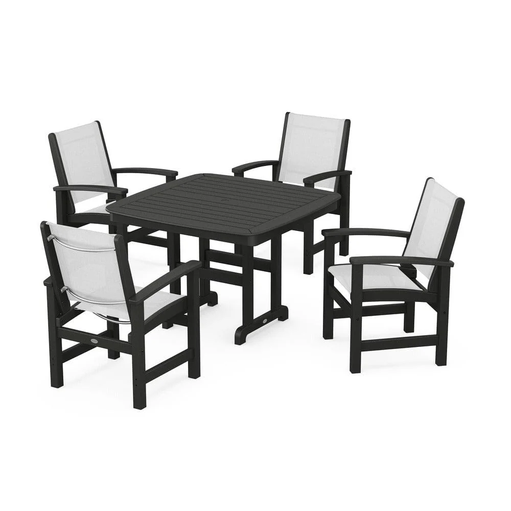 POLYWOOD® - Coastal 5-Piece Dining Set - PWS914 - Image 60