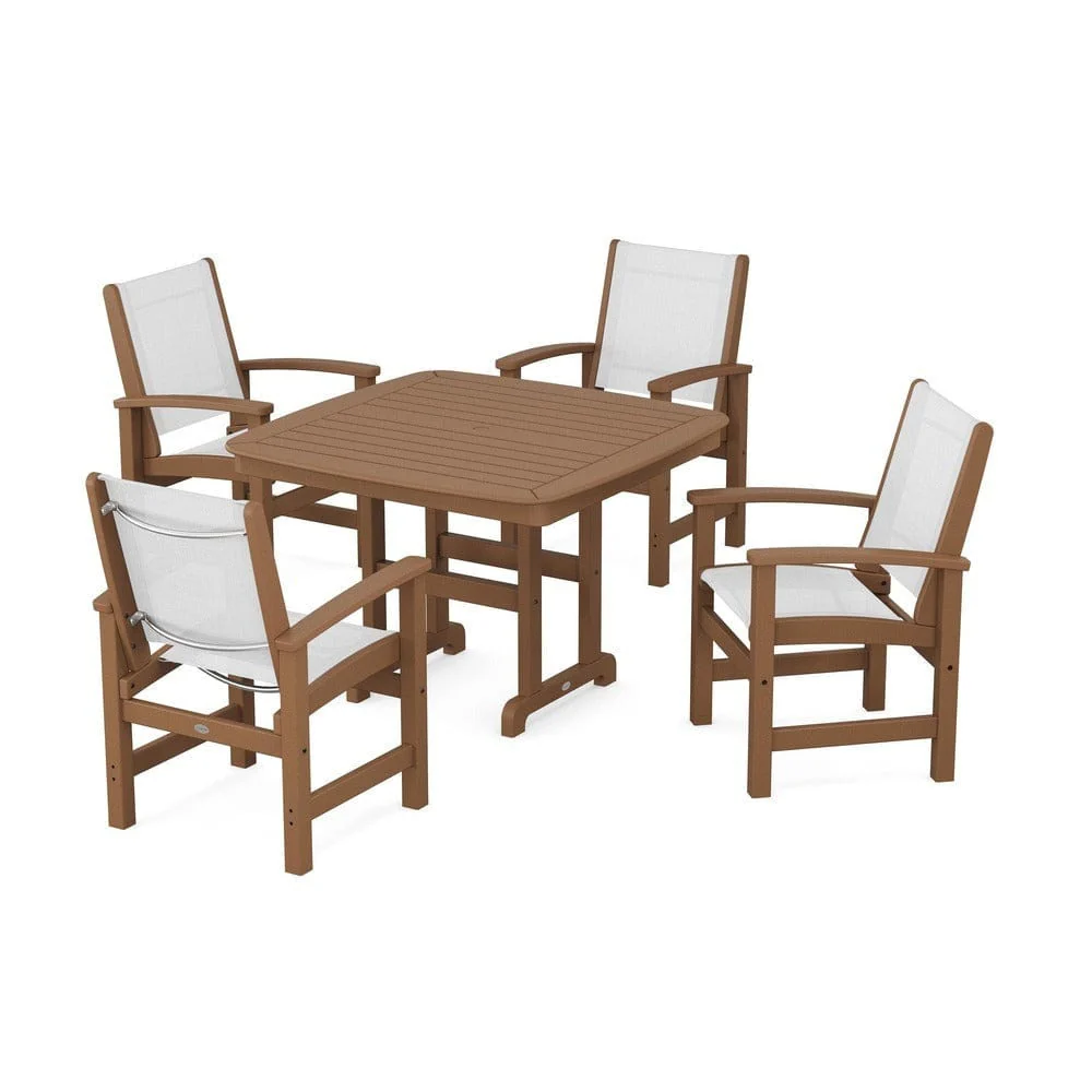 POLYWOOD® - Coastal 5-Piece Dining Set - PWS914 - Image 80