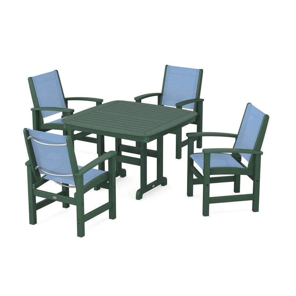 POLYWOOD® - Coastal 5-Piece Dining Set - PWS914 - Image 84