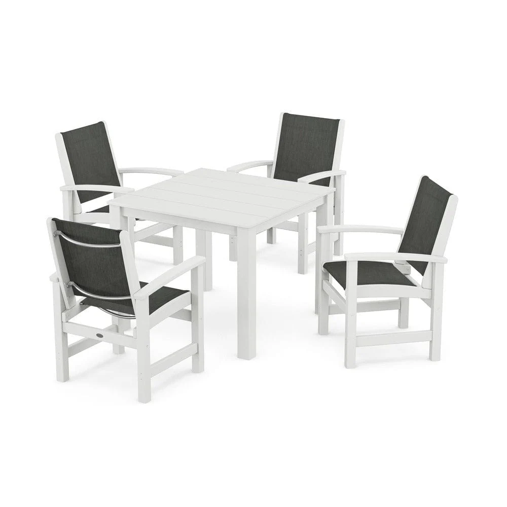 POLYWOOD® - Coastal 5-Piece Parsons Dining Set - PWS2278 - Image 11