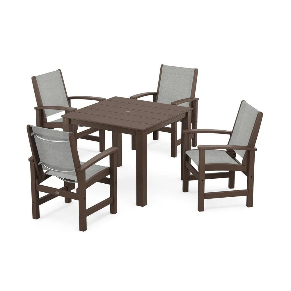 POLYWOOD® - Coastal 5-Piece Parsons Dining Set - PWS2278 - Image 17