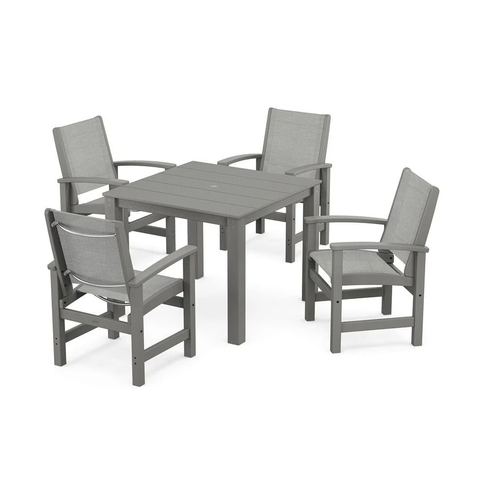 POLYWOOD® - Coastal 5-Piece Parsons Dining Set - PWS2278 - Image 25