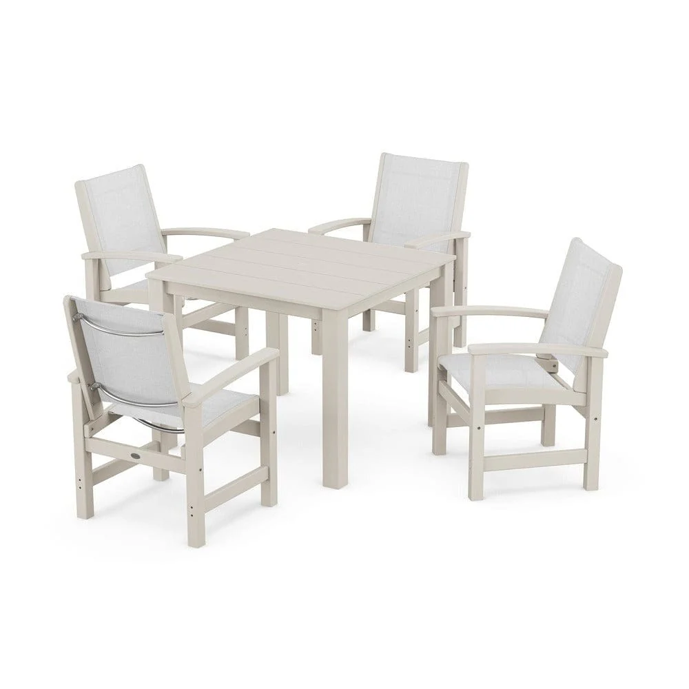 POLYWOOD® - Coastal 5-Piece Parsons Dining Set - PWS2278 - Image 26