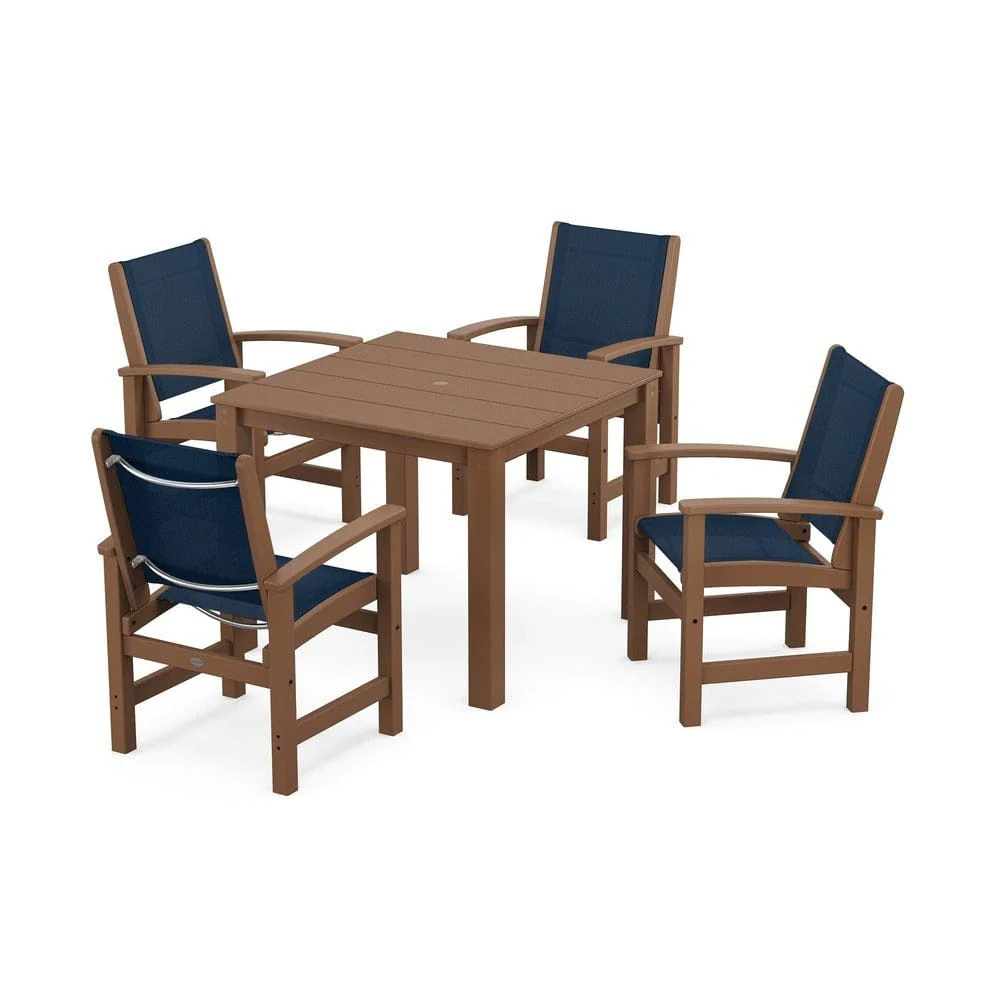 POLYWOOD® - Coastal 5-Piece Parsons Dining Set - PWS2278 - Image 36