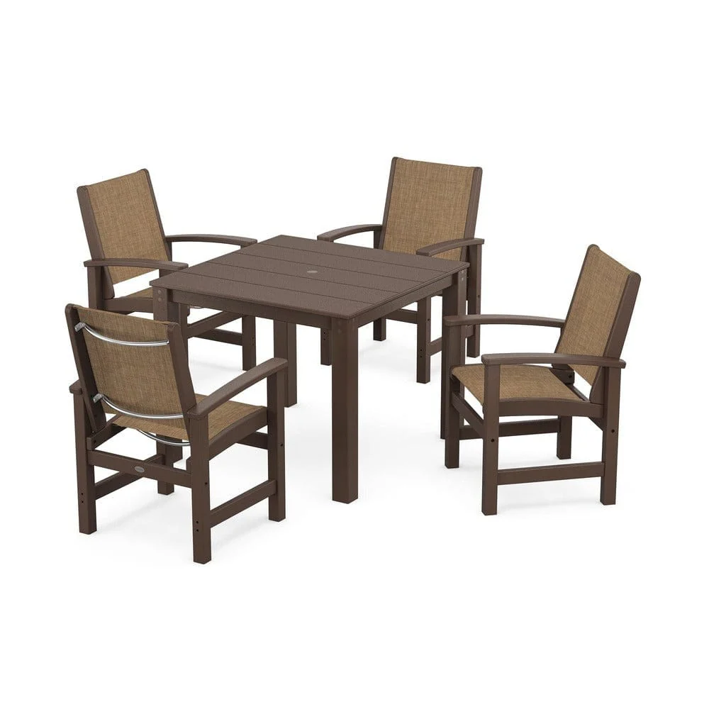 POLYWOOD® - Coastal 5-Piece Parsons Dining Set - PWS2278 - Image 38