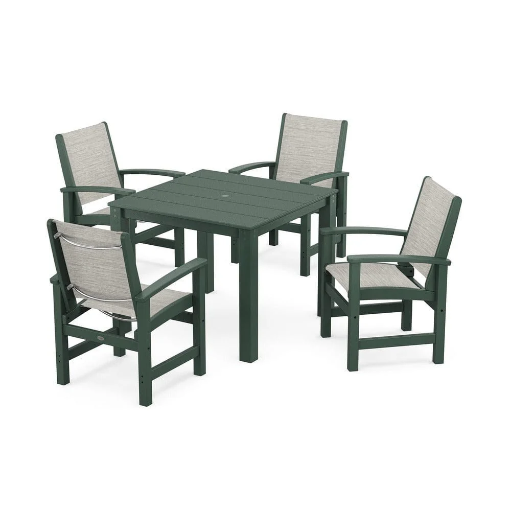 POLYWOOD® - Coastal 5-Piece Parsons Dining Set - PWS2278 - Image 41