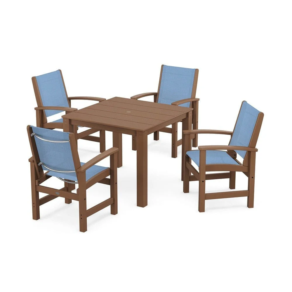 POLYWOOD® - Coastal 5-Piece Parsons Dining Set - PWS2278 - Image 47