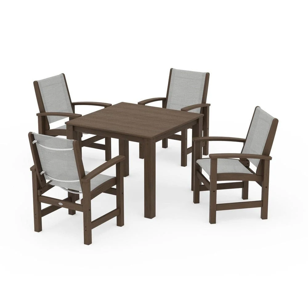 POLYWOOD® - Coastal 5-Piece Parsons Dining Set - PWS2278 - Image 58