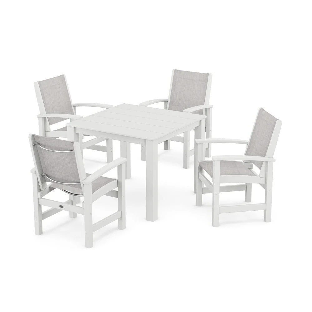 POLYWOOD® - Coastal 5-Piece Parsons Dining Set - PWS2278 - Image 6