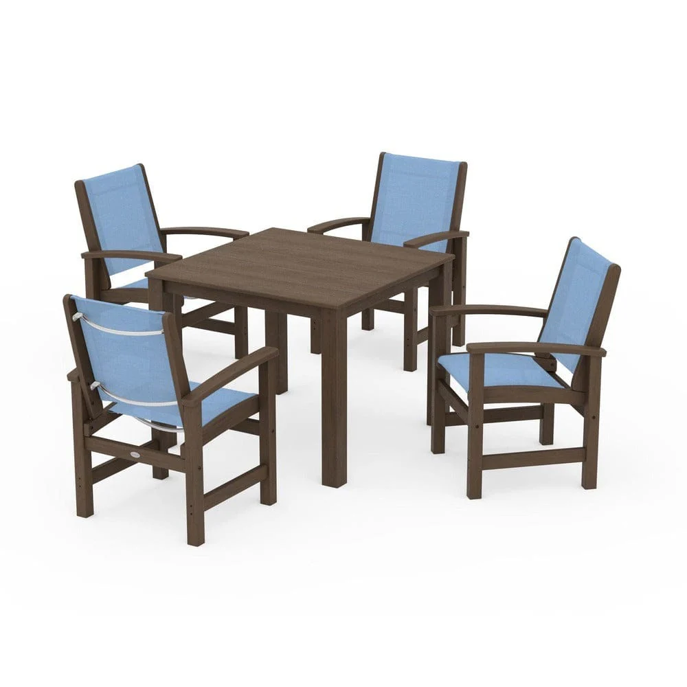 POLYWOOD® - Coastal 5-Piece Parsons Dining Set - PWS2278 - Image 60